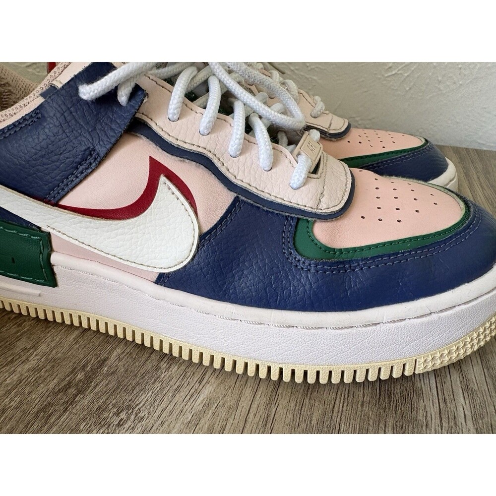 Nike Air Force 1 Shadow Mystic Navy Women’s Sneakers Size 8 - Picture 7 of 11